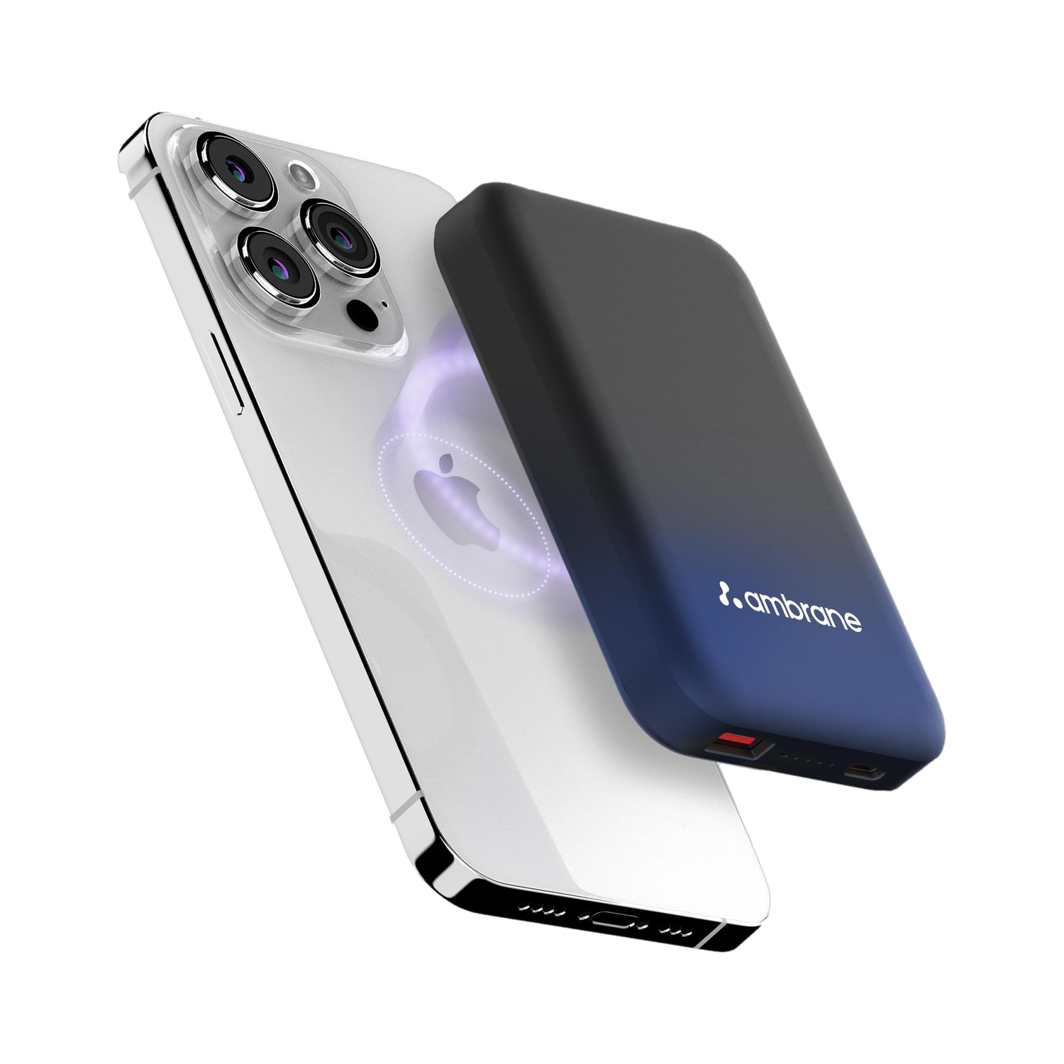 Ambrane 10000 mAh 22.5 W Wireless With MagSafe Slim Pocket Size Power Bank