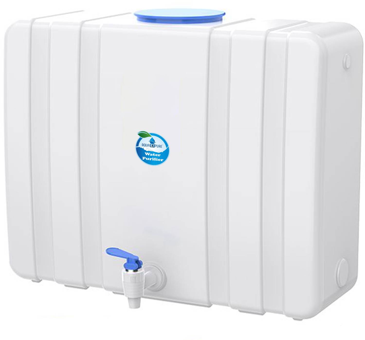 AquaDpure Waste and Reject Water Collecting Translucent Tank 15 L RO Water Purifier