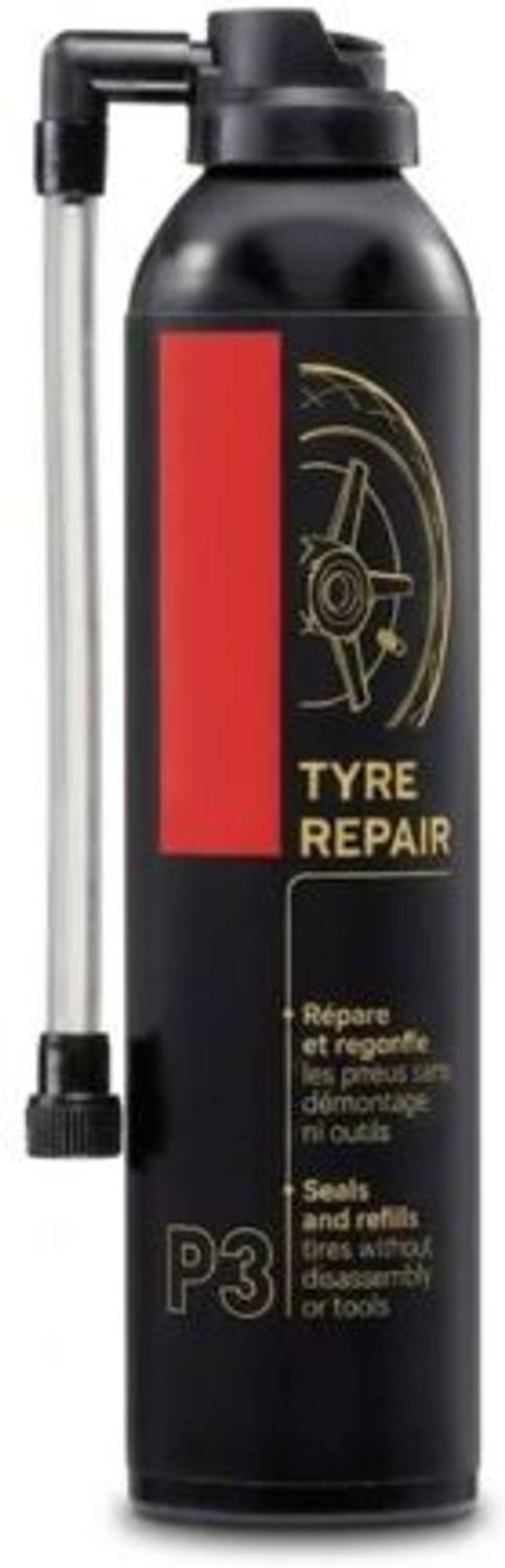 MOTO PLANET MPD-P3 TYRE REPAIR 300ML FOR MOTORCYCLE, SCOOTER & CAR Emergency Tubeless Tyre Puncture Inflator & Sealer Spray, No Tools Required Oil Flush and Treatment