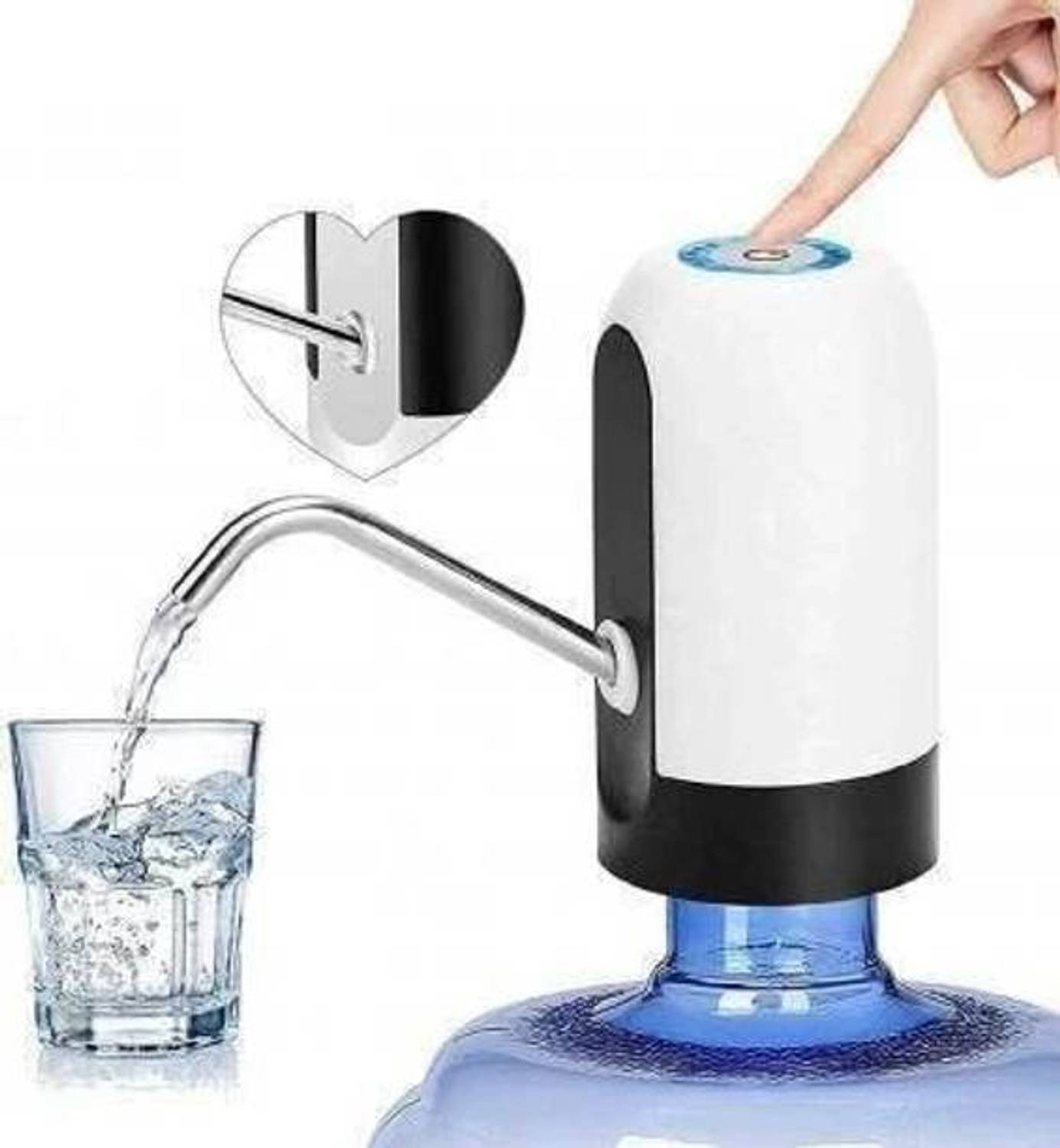 Vinayak Automatic Wireless Rechargeable Water Dispenser USB Pump 20L Bottom Loading Water Dispenser